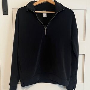 Women's Black Zip-Up Jacket